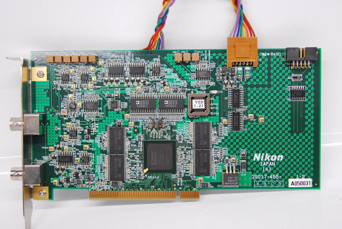 Used Nikon 2S017-455 PMT Acquisition Board G/AUX Channels v1.21 - D-eclipse C1
