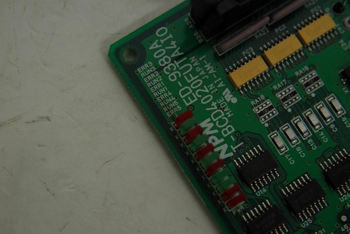 Used NPM ED-9380A T-BCD4020FUTA4IO I/O Board (Qiagen BIOROBOT EZ1)