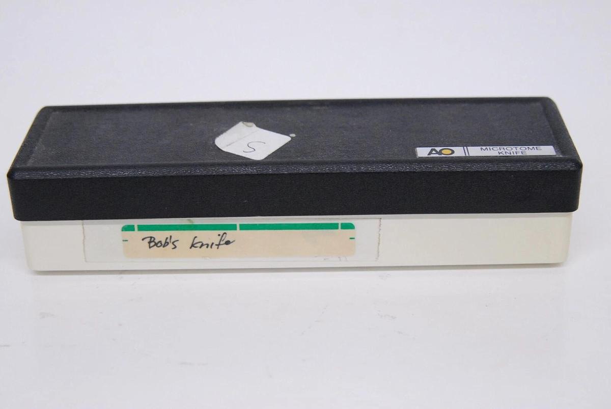 Used AO Reichert Microtome Knife 7.25" 185mm W/ Hard Case