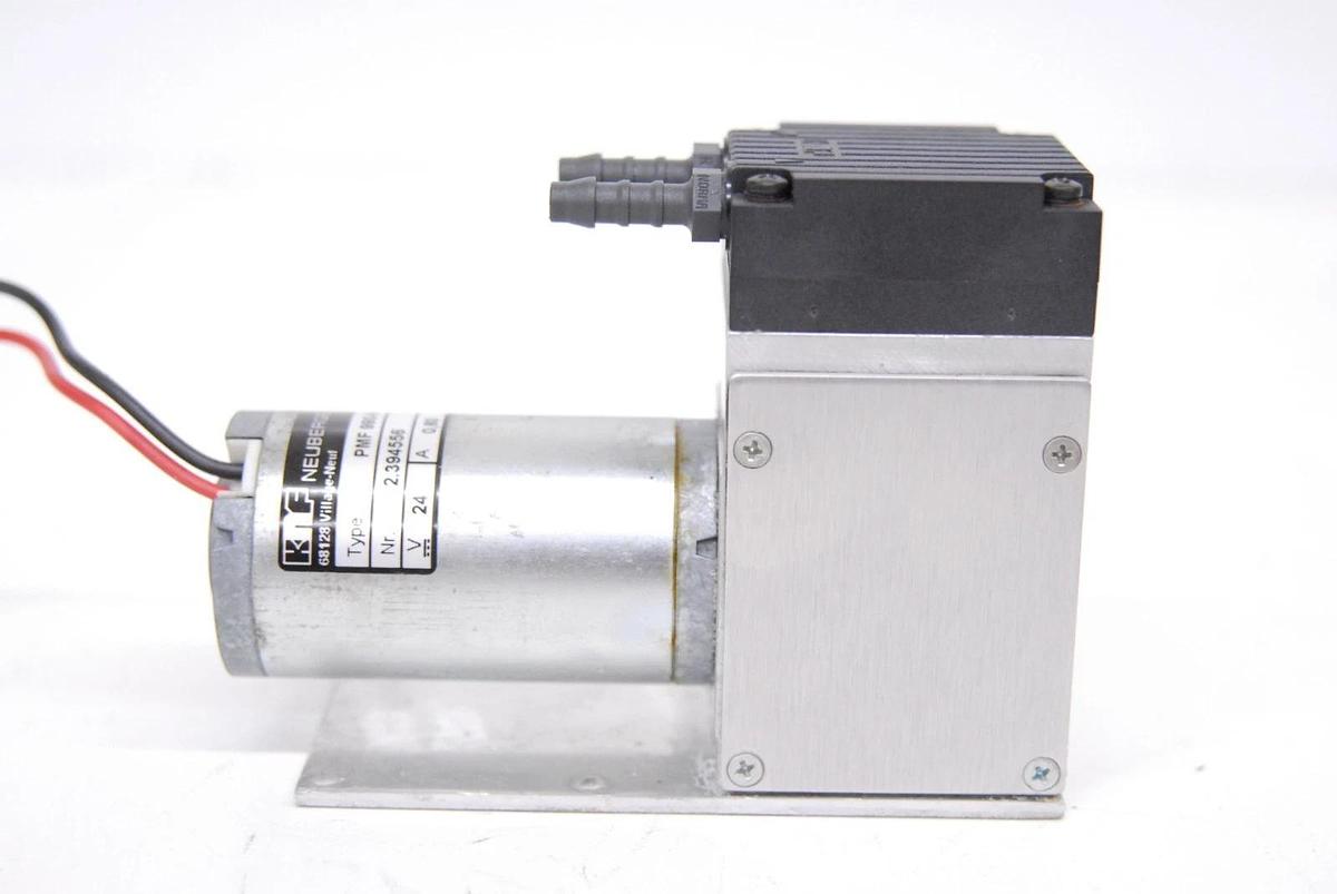 Used KNF PMF 990-811 24v Mini Diaphragm Vacuum Pump - Bio-Rad 1575 ImmunoWash