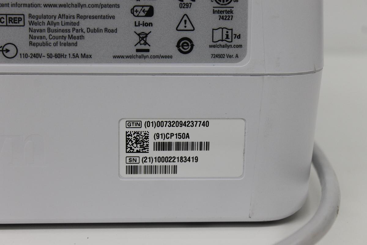 Used Welch Allyn REF 901049 Electrocardiograph EKG w/ Manual, Accessories, Leads