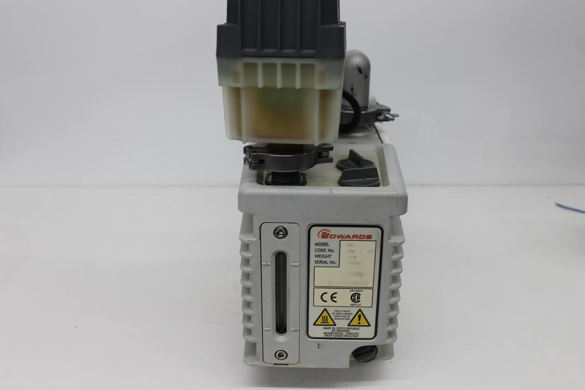 Used Edwards RV8 Vacuum Pump w/ EMF10 Oil Filter 
