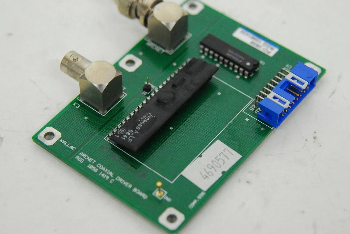 Used Wallac 1056 1419 C RGG Arcnet Coaxial Driver Board