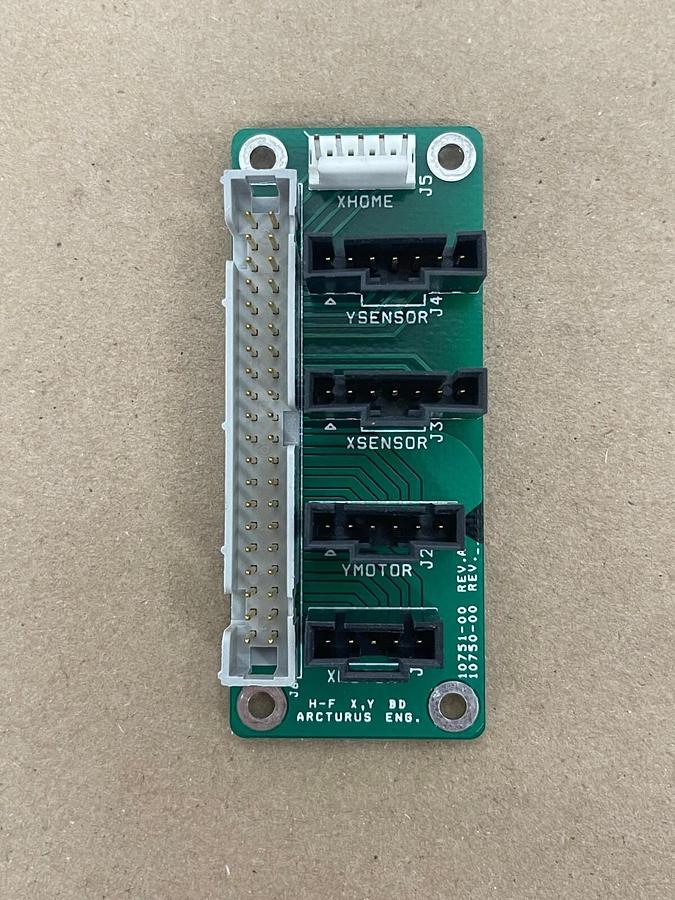 Used Arcturus ENG. 10751-00 H-F X,Y BD Board W/ Ribbon Cable 10862-00
