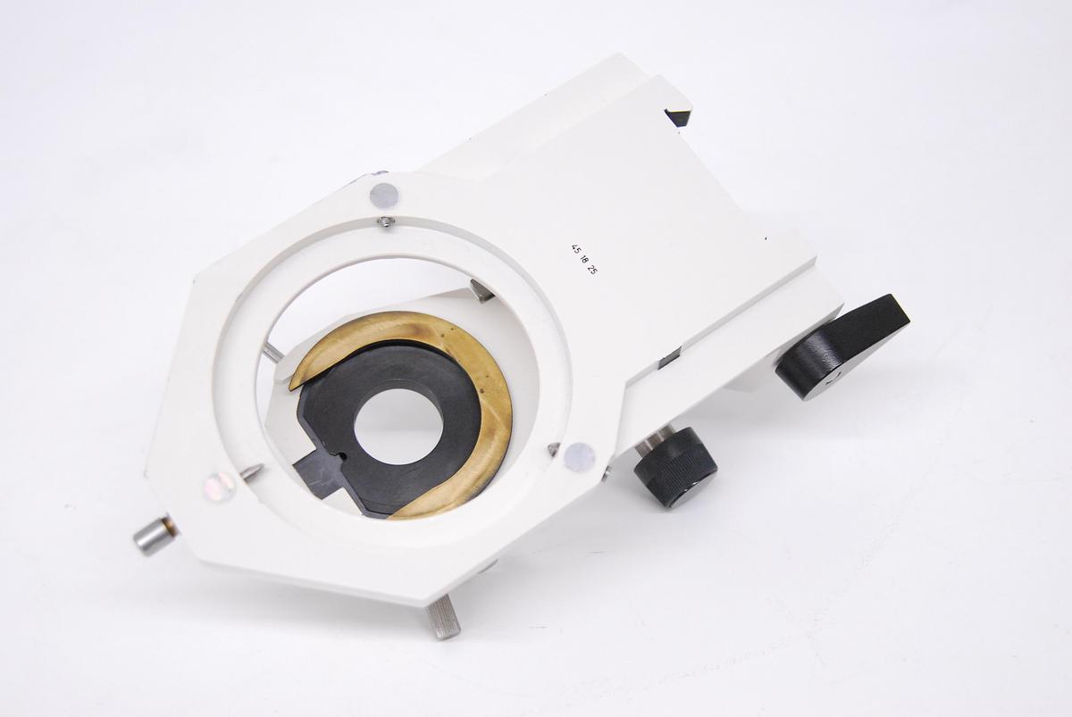 Used Zeiss Microscope 451825 Stage and 451830 Condenser Carrier - Axioplan Axiophot