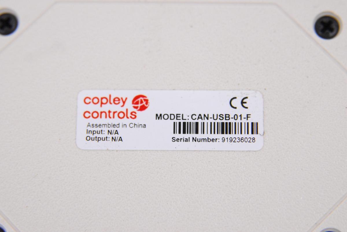Used Copley Controls CAN-USB-01-F USB 1-Channel CAN Interface