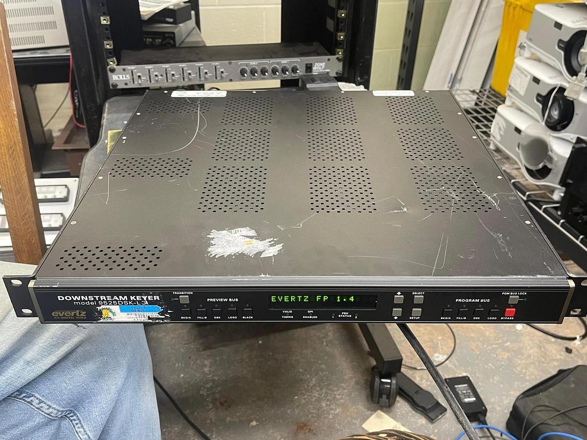 Used Evertz (9525DSK-LG) Downstream Keyer