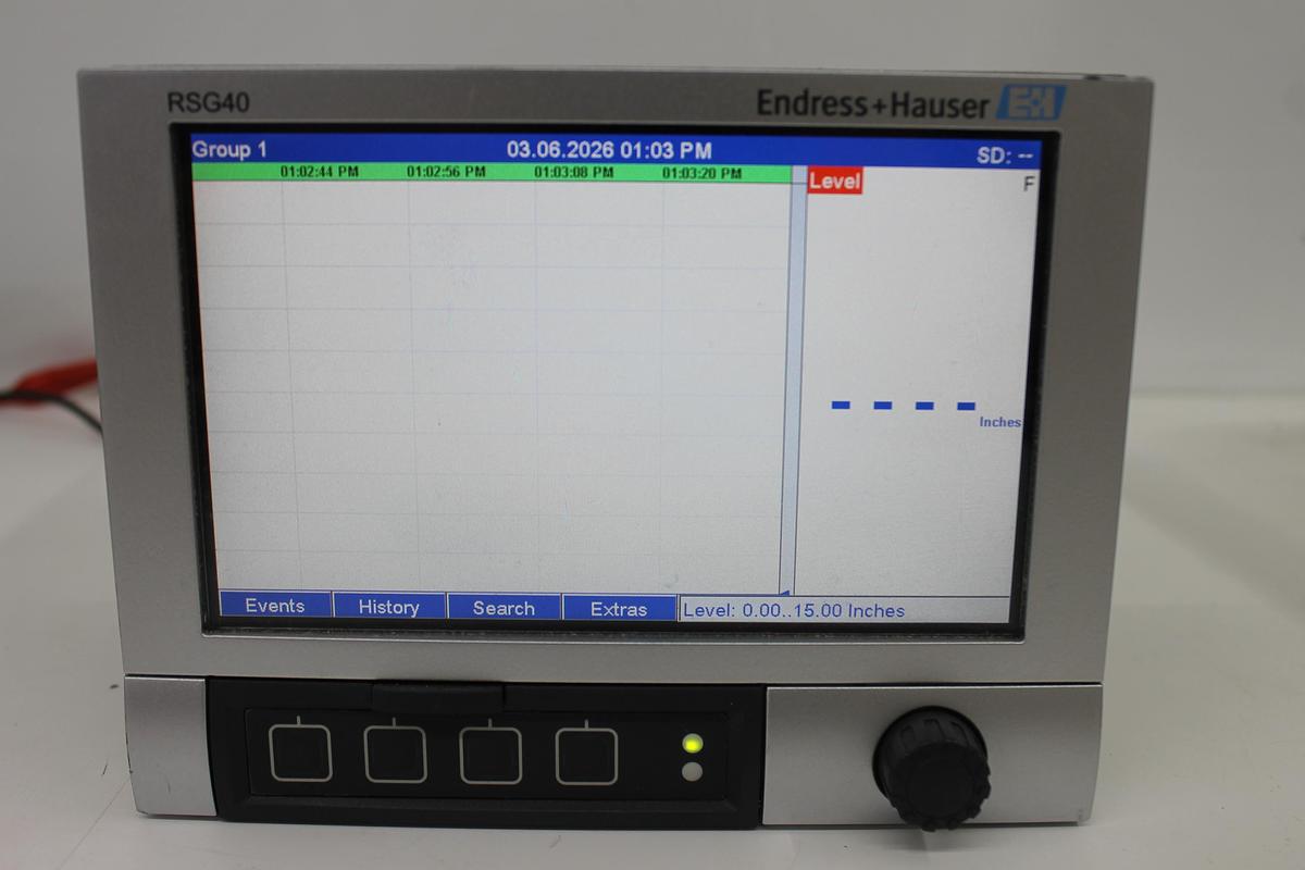 Used Endress+Hauser RSG40 Memograph M Data Display & Logger