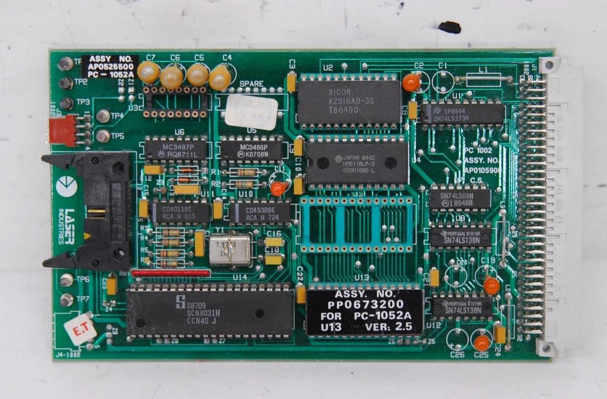 Used Laser Industries PC-1001 AP0525500 PP0673200 Board for PC-1052A - Sharplan 1020