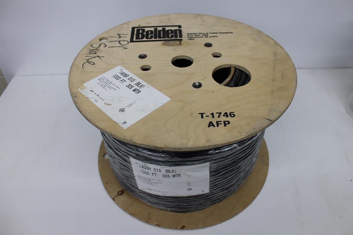 Used Belden T-1746 AFP 24AWG 1000FT 4 Pair Cable - New