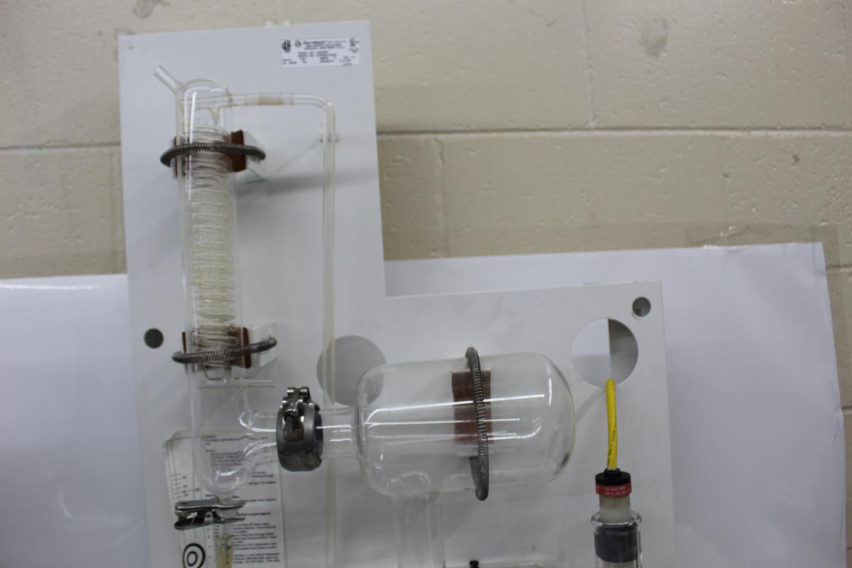 Used Thermo Scientific Barnstead MegaPure MP-3A A440367 Glass Still Water Purification System 240V w/ Collection System