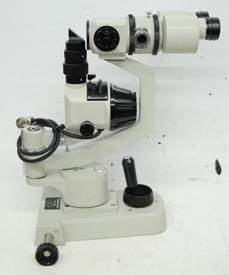 Used Topcon SL-2D Slit Lamp W/ OSM-70 Beam Splitter (Camera Port) - Read Description