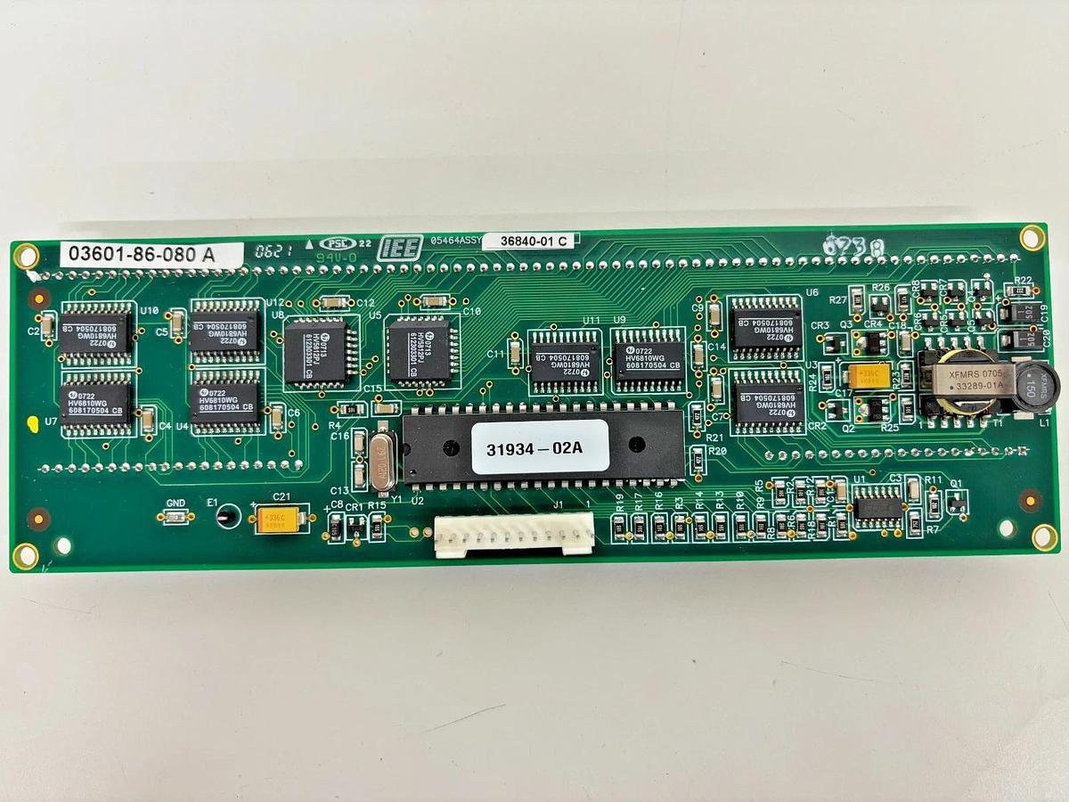 Used IEE 03601-86-080A Vacuum Fluorescent Display Panel - Bio-Rad CHEF MAPPER