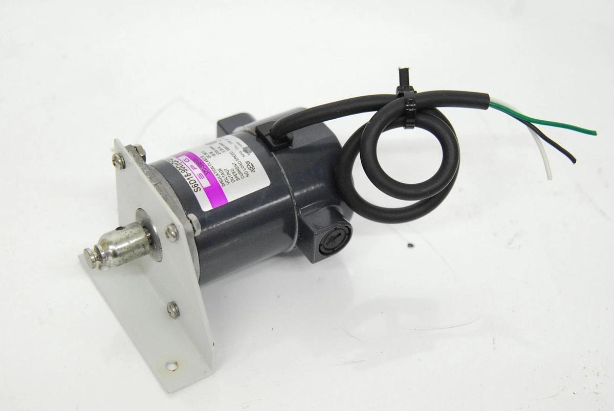 Used SPG S6D18-90D(OF41) 90V 18W (0.024HP) 0.024HP DC Permanent Magnet Motor