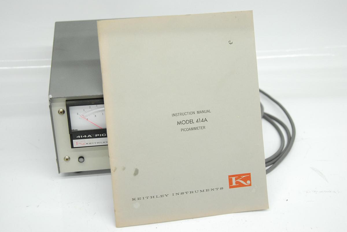 Used Keithley Instruments 414A Picoammeter w/ Manual - CamScan SEM