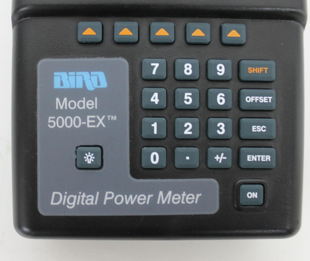 Used Bird 5000-EX Digital Power Meter w/ AC Adapter