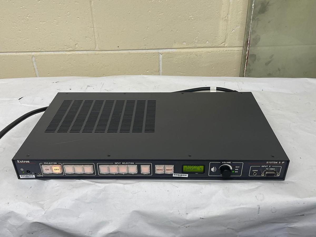 Used Extron System 5 IP Switcher with Front Panel Control