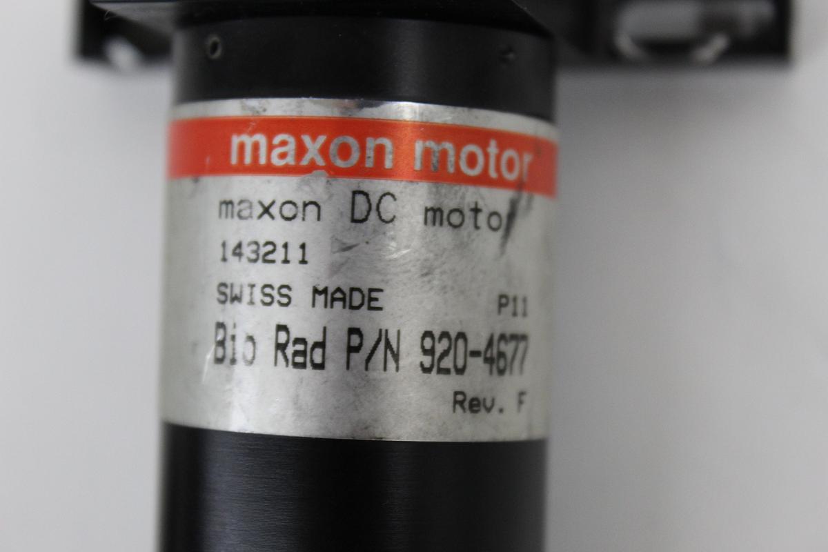 Used Maxon Motor 143211 Gear Motor Bio-Rad P/N 920-4677