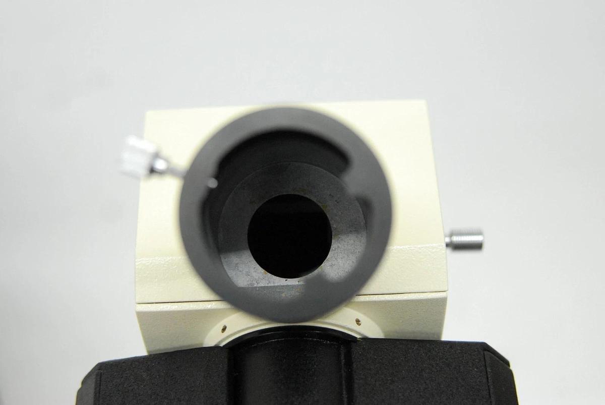 Used VWR VistaVision Inverted Trinocular Microscope W/ 10x, 25x PL L Objectives