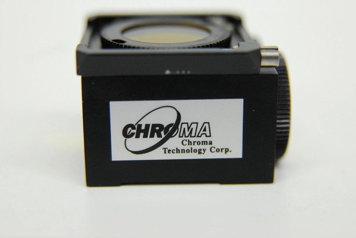 Used Chroma B-1A 31645 605 Microscope Filter Cube -Nikon Labophot, Optiphot, Diaphot