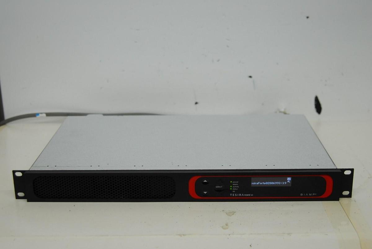 Used BIAMP TesiraFORTE VI Digital Audio Server