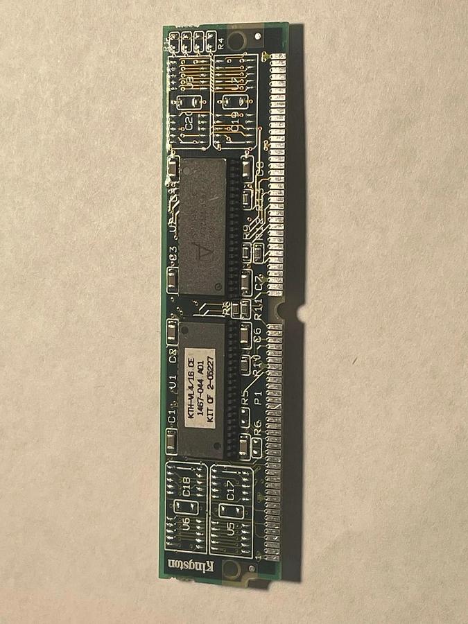 Used Kingston KTH-VL4/16CE (2-05227) 16MB 72-PIN SIMM MEMORY