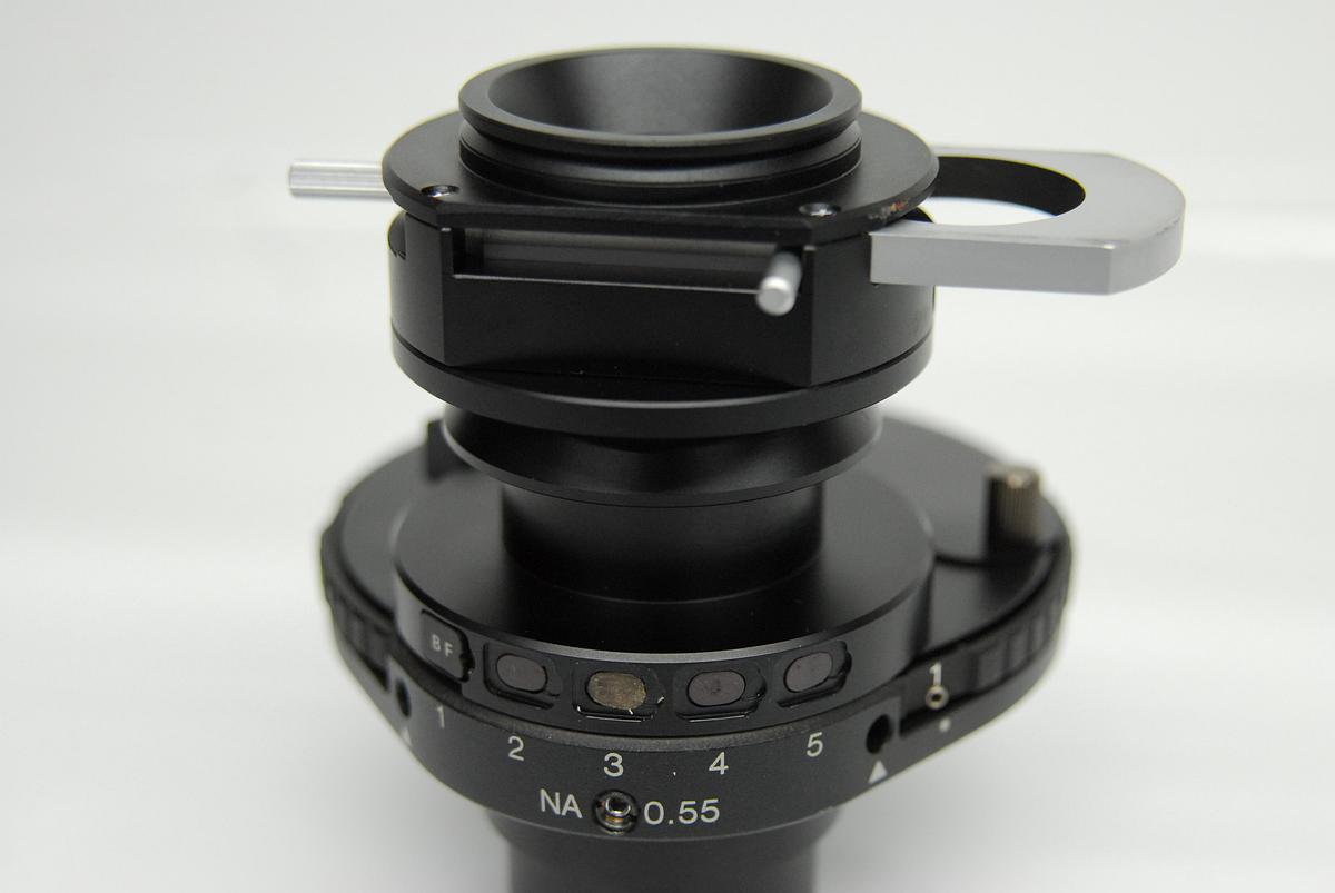Used Olympus IX-LWUCD LWD Condenser W/ IX-LWPO POL Attachment