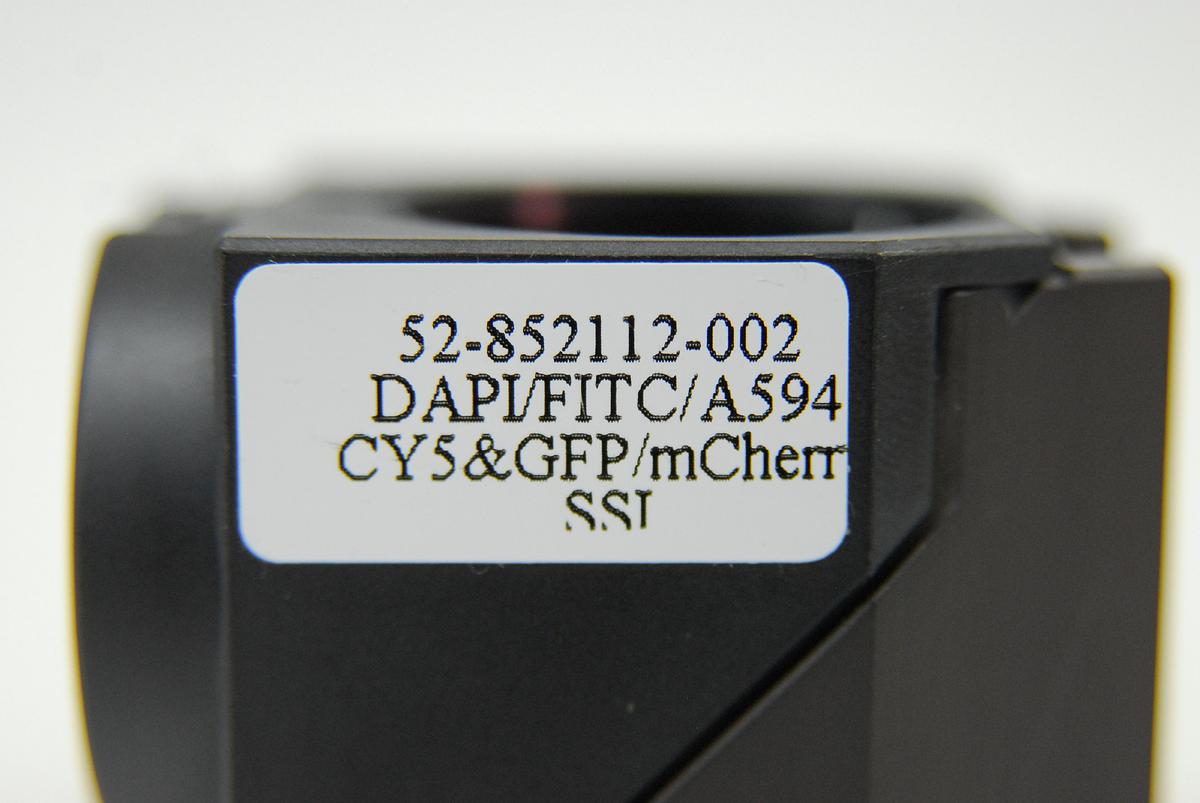 Used Olympus U-MF2 DAPI/FITC/A594/CY5&GFP/mCHERRY SSI 52-852112 Filter Cube