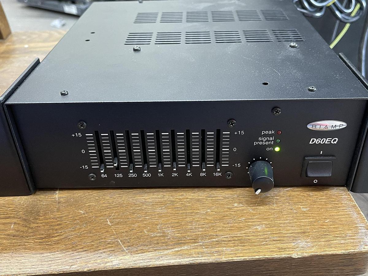 Used Biamp D60EQ 9 Band Equalizer