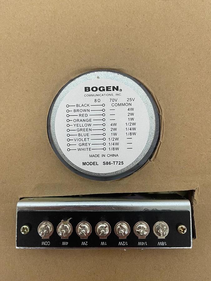 Used Bogen S86T725PG8WBRVK Speaker - 4 W RMS - Off White (S86T725PG8WBRVK)