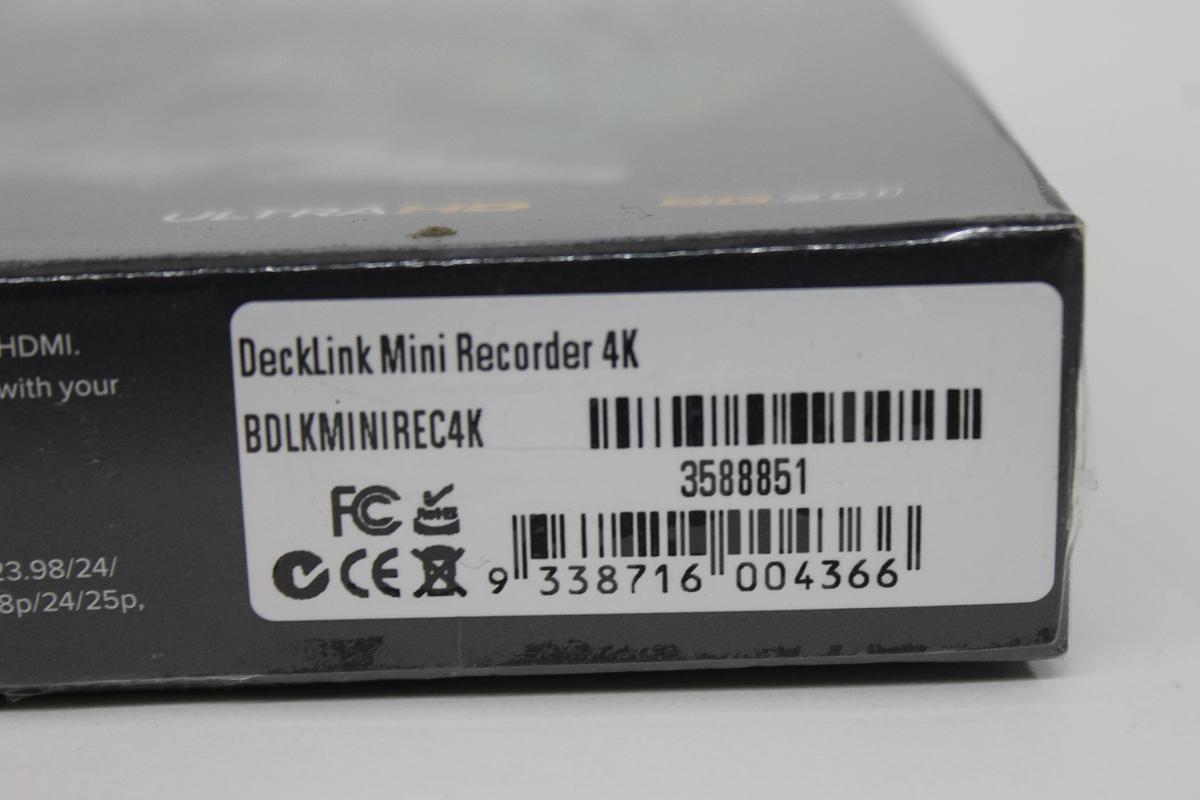 Blackmagic Design DeckLink Mini Recorder 4K - Brand New Sealed