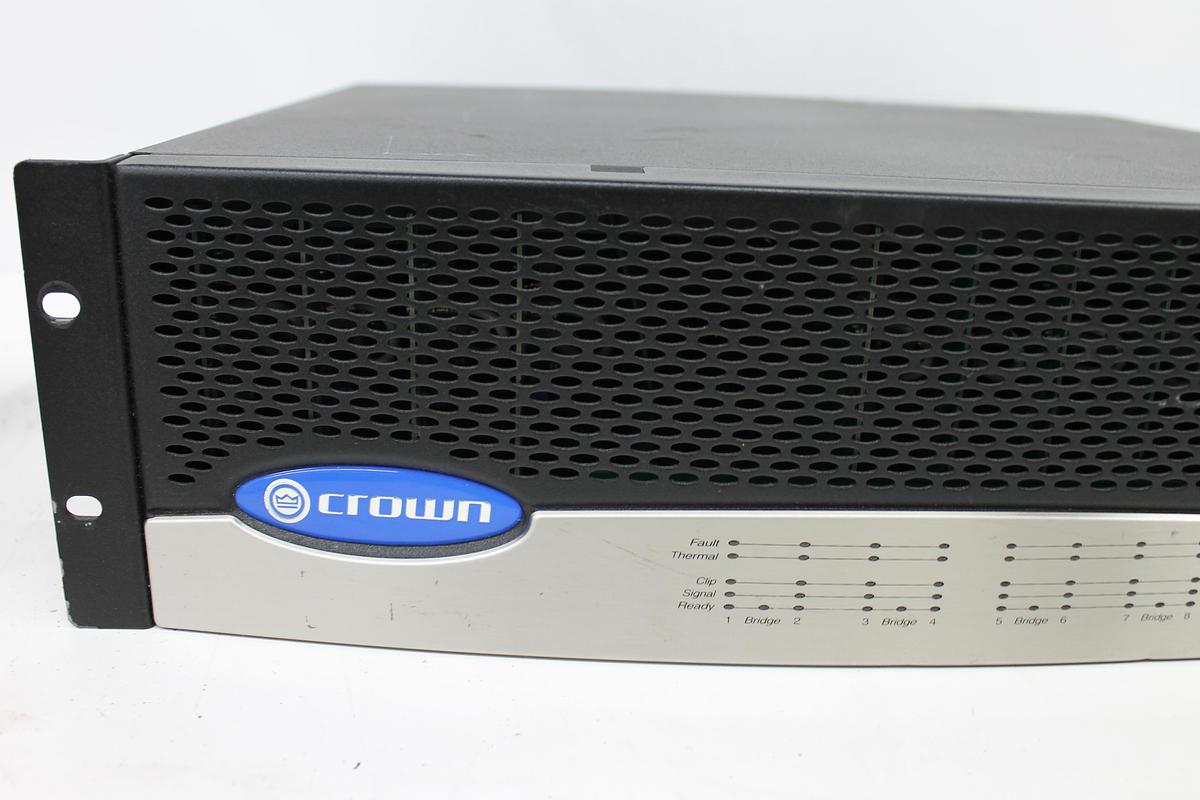 Used Crown 8 Channel Solid State Amplifier GCTS8200A