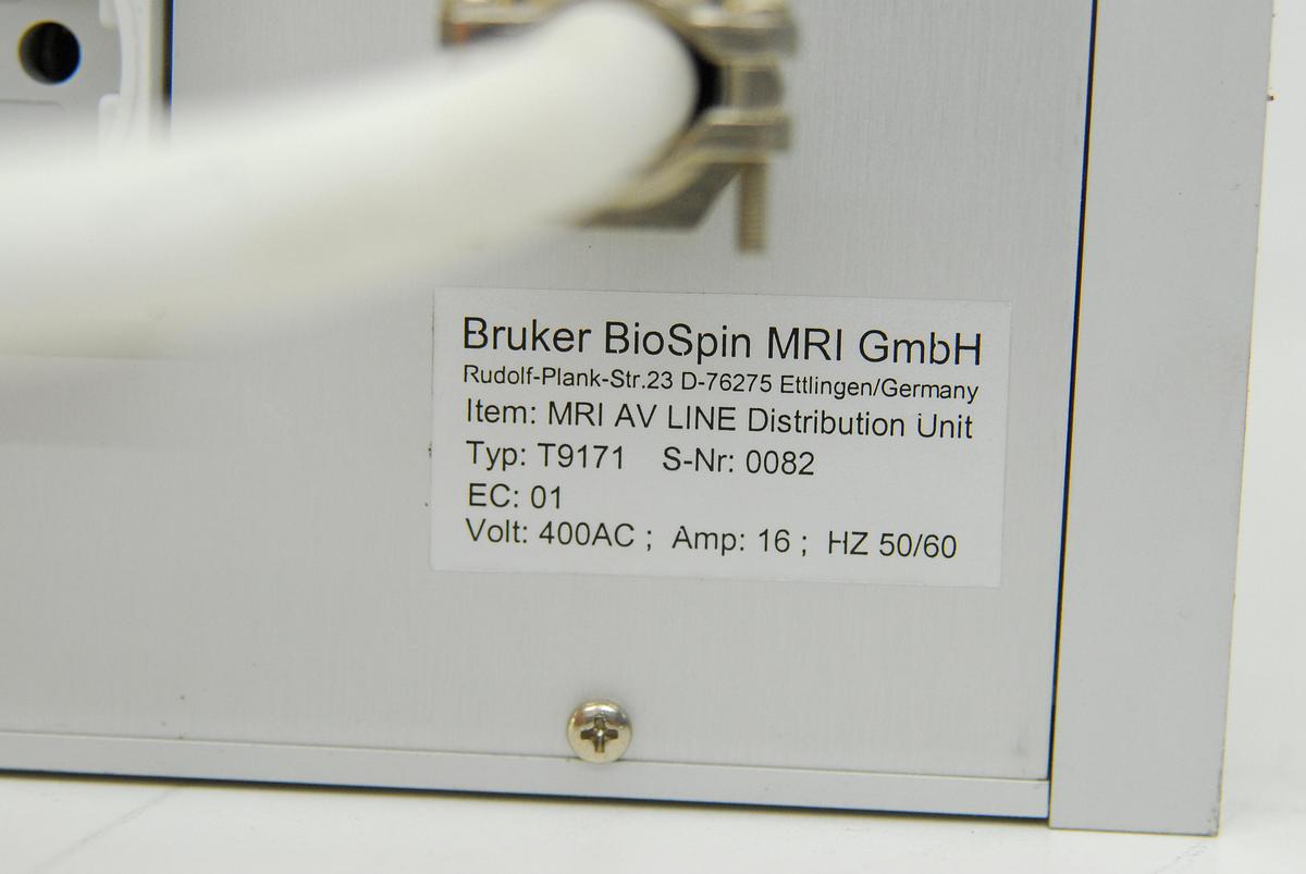 Used Bruker T9171 MRI AV LINE Distribution Unit W/ Filter - BioSpin MRI