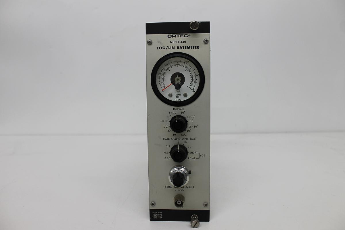 Used Ortec 449 LOG/LIN Spectroscopy Ratemeter