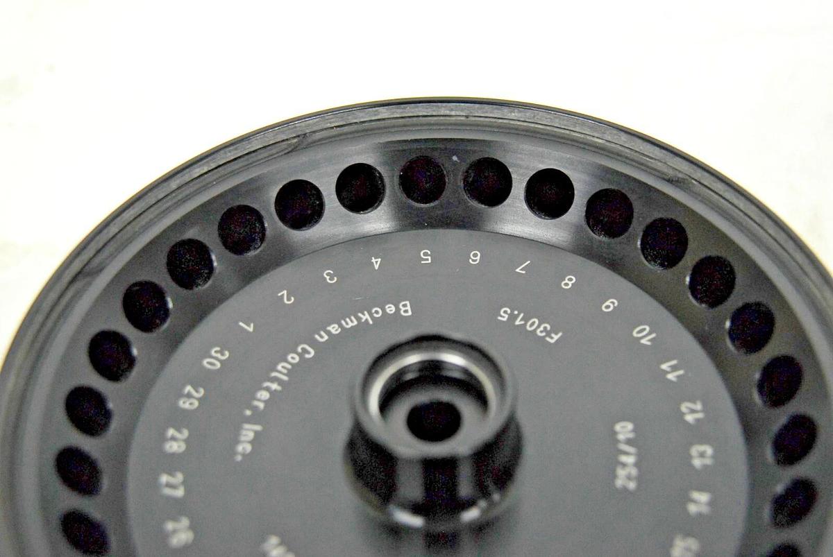 Used Beckman Coulter F301.5 Fixed Angle Rotor 30-Slot 1.5-2.0mL 14000RPM (Micro 22R)