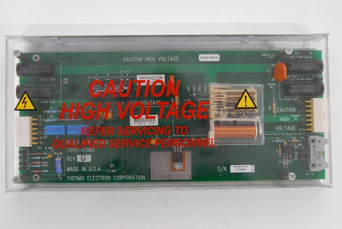 Used Thermo 70111-61060 Rev G Interlock Board (TSQ Quantum)