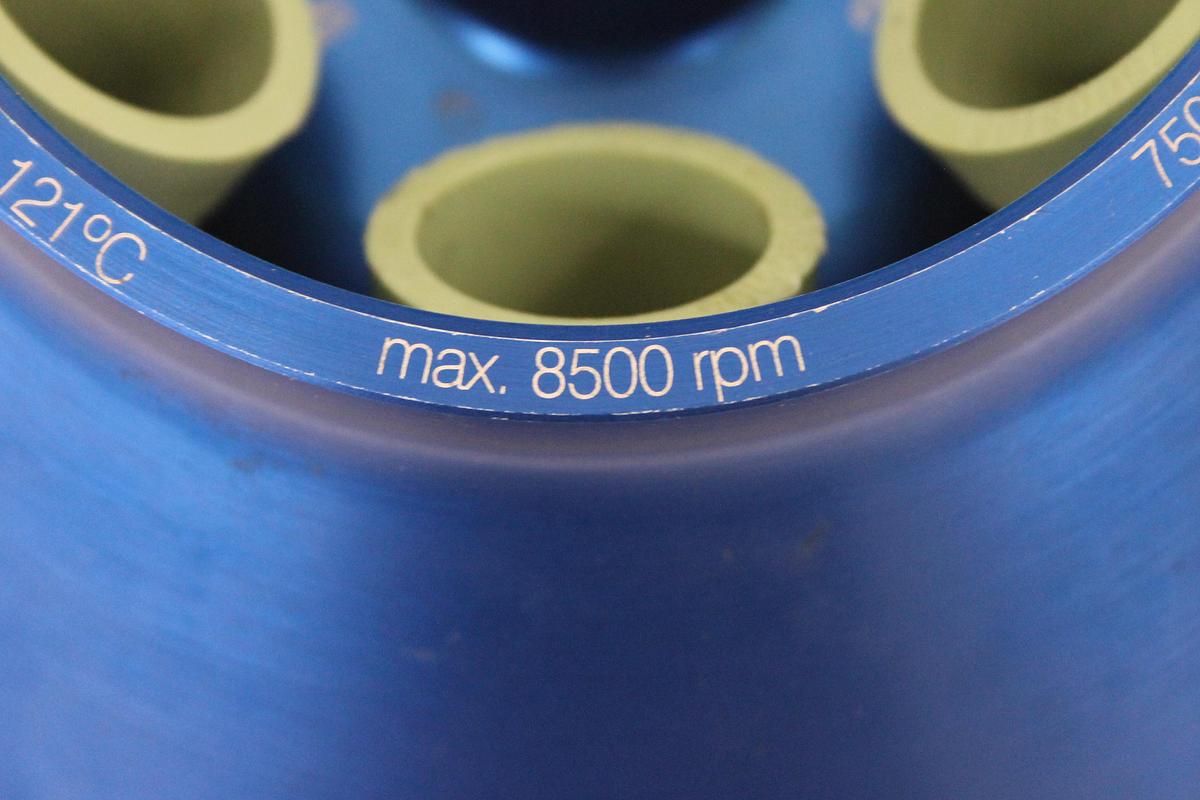Used Fisher Scientific 75005196 Centrifuge Rotor W/ 50ml Tube Inserts(75003103)