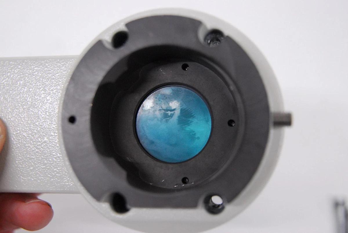 Used Leica 307-072.058 Hg 50W LH-106z Lamp Housing W/ DM IL Fluorescence Port Mount