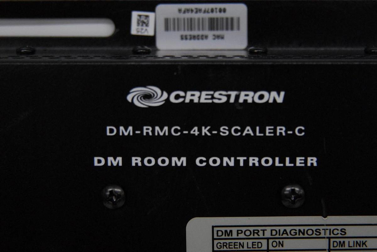 Used Crestron DM-RMC-4K-SCALER-C 4K DigitalMedia 8G+ Receiver Room Controller Scaler