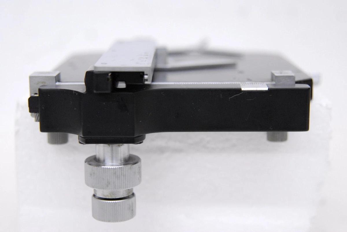Used Nikon S-KT SKT Microscope Square X-Y Mechanical Stage & Slide Holder