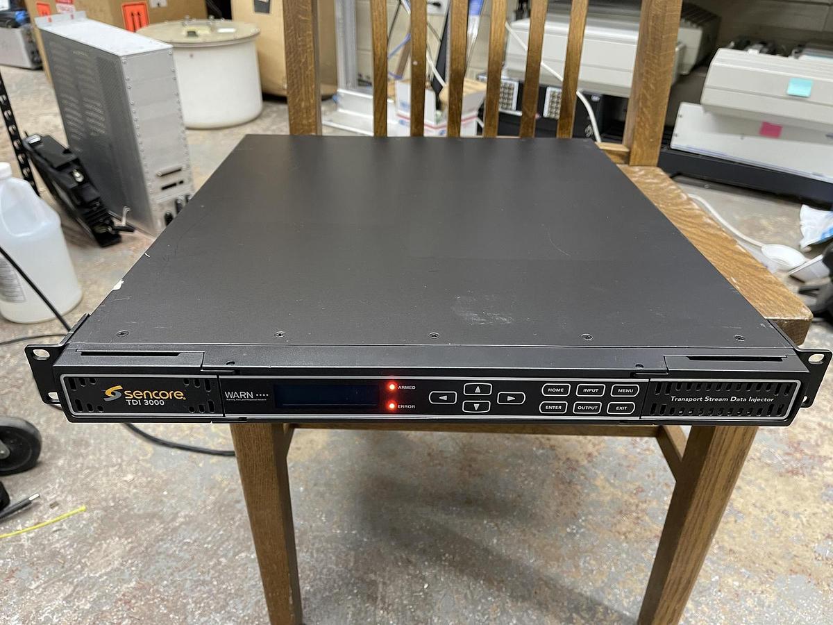 Used Sencore TDI 3000 Transport Stream Data Injector