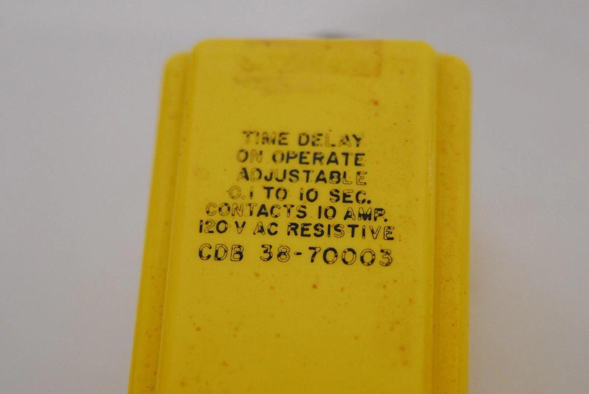 Used AMF Potter & Brumfield CDB38-70003 Time Delay W/ Socket - TESTED