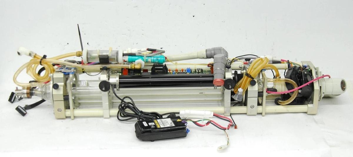 Used Sharplan 1020 Sealed-Off Laser System W/ Melles Griot 05-LHR-289 HeNe Laser, PSU