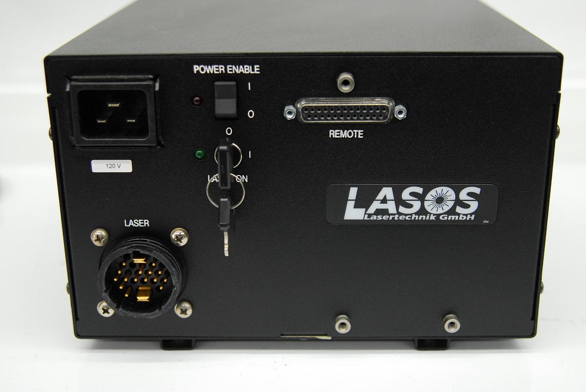 Used Lasos LGK 7812 ML4 Ar-Ion Laser 450-530nm w/ LGN 7812 Power Supply - LMS 510