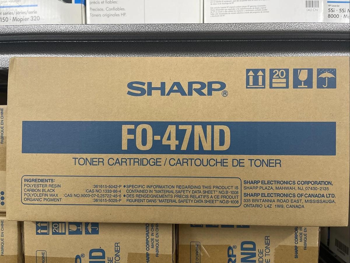 Used Sharp FO-47ND Toner Cartridge