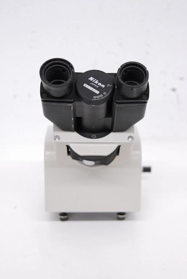 Used Nikon Diaphot TMD Microscope - Binocular Head Turret W/ Photo Lens Assembly