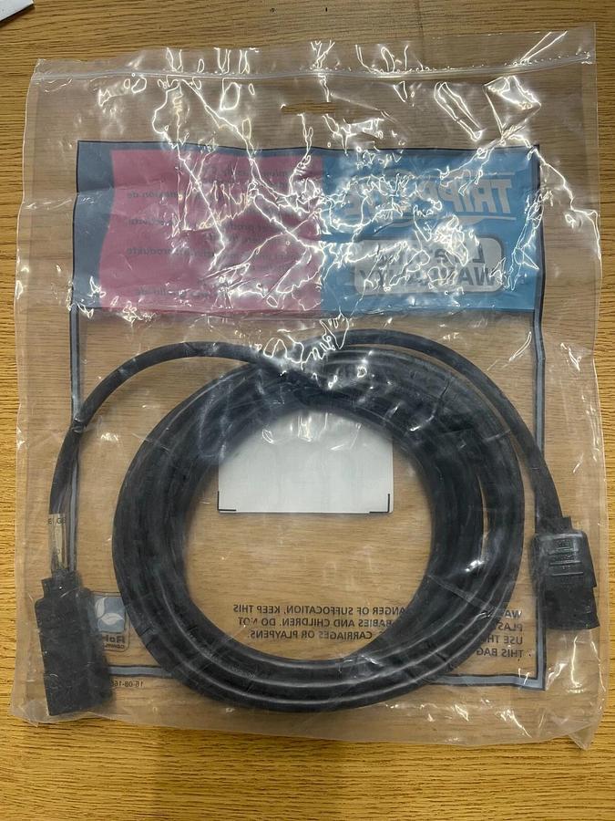 Used Tripp Lite P004-015 POWER EXTENSION CORD C13/C14 100-250V 10A 15'