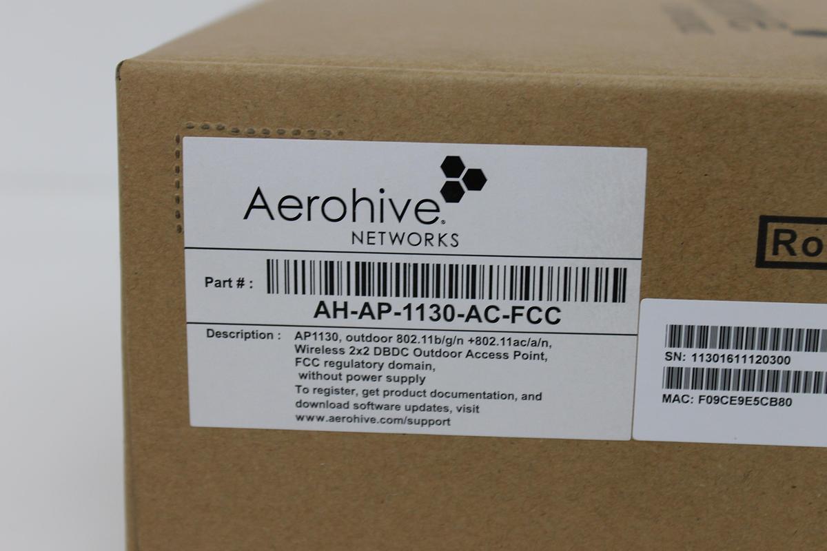 Aerohive AP1130 AH-AP-1130-AC-FCC Outdoor 802.11AC Access Point