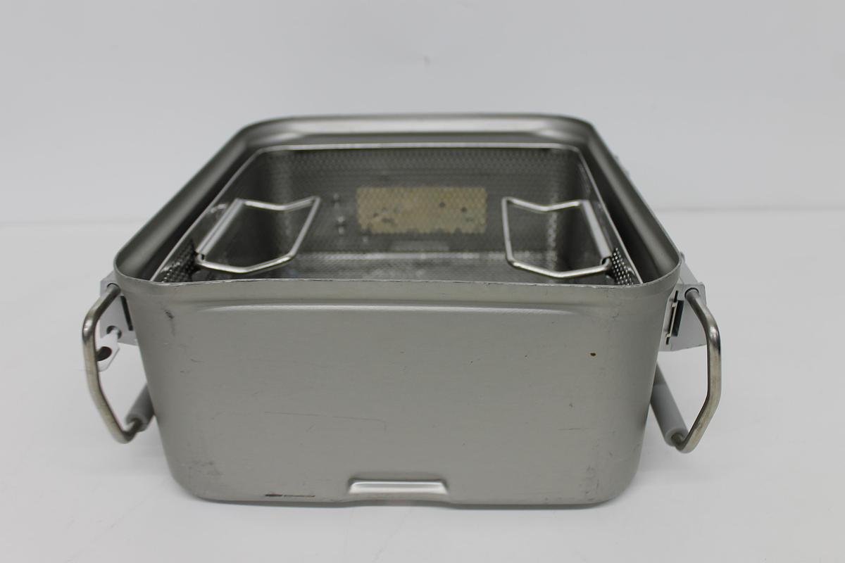 Used V Mueller Genesis 3M Drill Sterilization Box 12"x10"x5" / Filter Holders, Basket