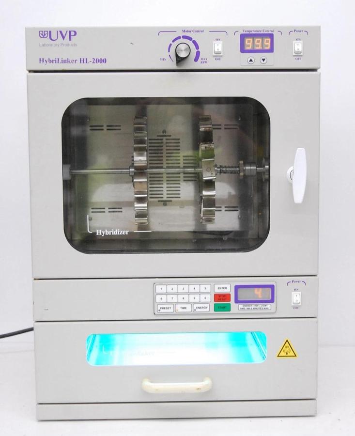 Used UVP 95-0031-01 HybriLinker HL-2000 Digital Hybridization Oven w/ UV Crosslinker